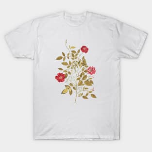 Wild Rose Flowers T-Shirt